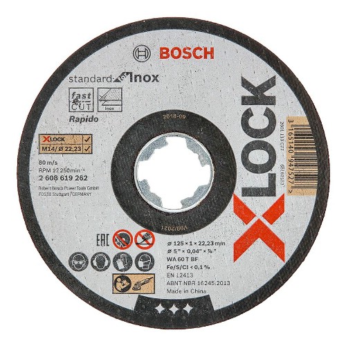 Kapskiva BOSCH Standard for Inox Typ 41 X-Lock