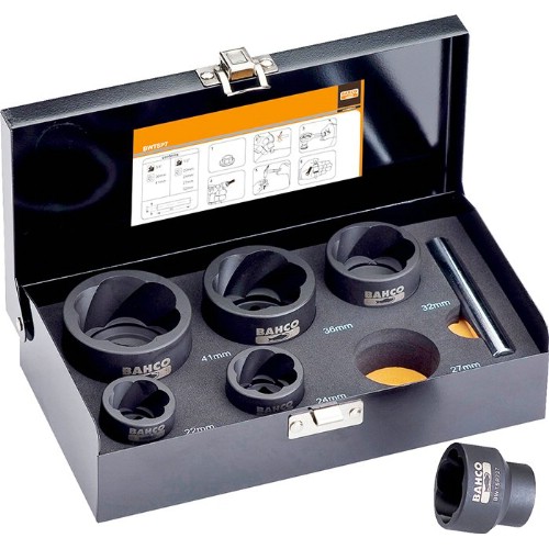 Krafthylssats 1/2"-3/4" mm BAHCO BWTSP7 skärande